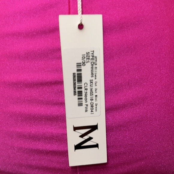 Meshki neon pink mini dress - Picture 5 of 6